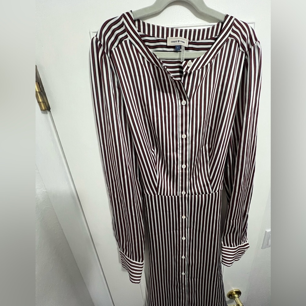 Court & Rowe Striped Dress NWT - Picture 1 of 7